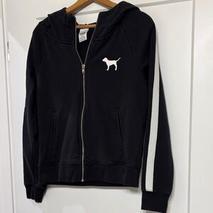 Victoria's Secret PINK Charcoal Zip-Up Jacket